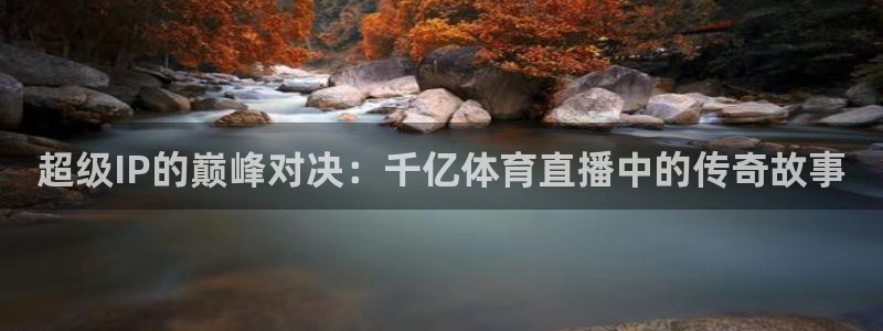 蜘蛛nba：超级IP的巅峰对决：千亿体育直播中的传奇故事